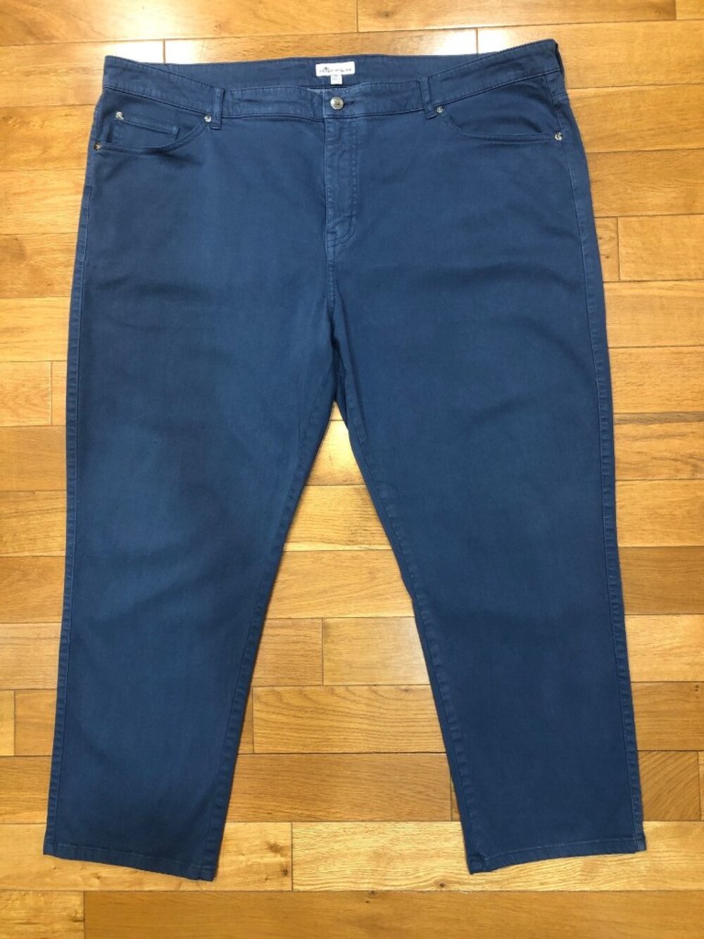 Peter Millar Men's 44 Ultimate Sateen 5-Pocket Pants Blue MF18B39 Stretch